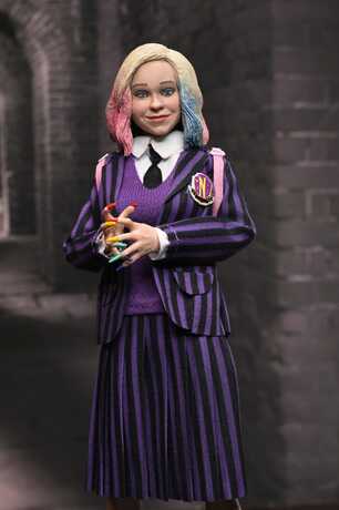 Wednesday Pack de 2 figurines Mercredi Addams (Nevermore Uniform) and Enid  NECA