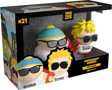 South Park pack 2 Vinyl figurines Restaurant Owners  Youtooz