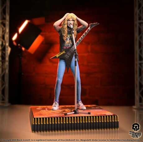 Megadeth Rock Iconz Statuette Dave Mustaine II Knucklebonz