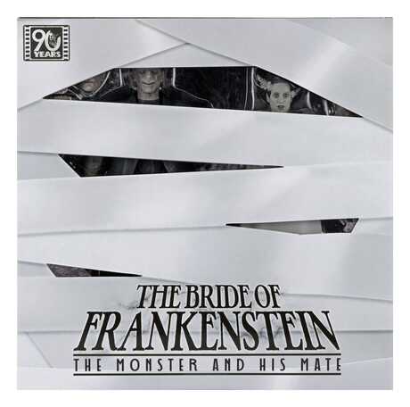 Universal Monsters pack 2 figurines La Fiancée de Frankenstein 90th Anniversary The Monster & His Mate (B&W) NECA