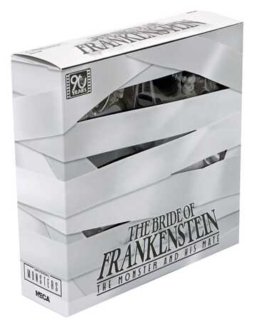 Universal Monsters pack 2 figurines La Fiancée de Frankenstein 90th Anniversary The Monster & His Mate (B&W) NECA