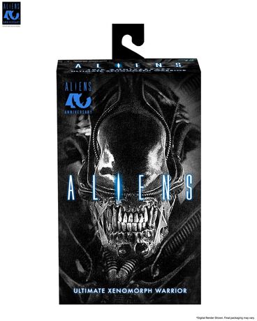 Aliens figurine Ultimate 40th Anniversary Warrior Xenomorph Black NECA