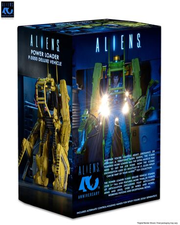 Aliens 40th Anniversary Power Loader P-5000 Dlx Vehicle Af NECA
