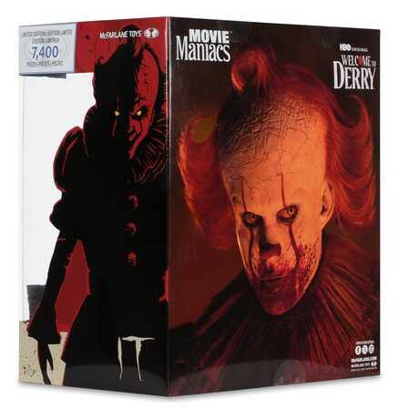 Ça Welcome to Derry Movie Maniacs figurine Pennywise (Bloody) McFarlane Toys