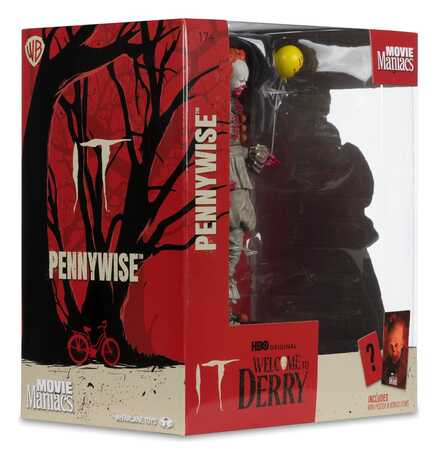 Ça Welcome to Derry Movie Maniacs figurine Pennywise (Bloody) McFarlane Toys