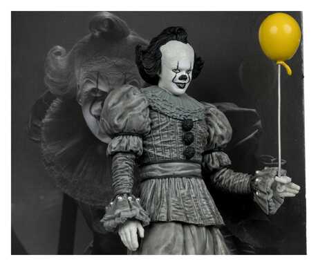 Ça Welcome to Derry Movie Maniacs figurine Pennywise (Black & White) McFarlane Toys