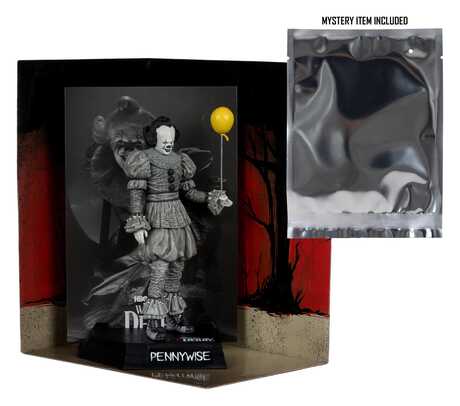 Ça Welcome to Derry Movie Maniacs figurine Pennywise (Black & White) McFarlane Toys