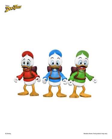 La Bande à Picsou Ducktales 3 Pack Ultimate Riri, Fifi et Loulou NECA