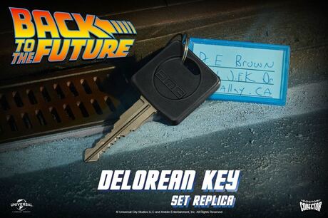 Retour vers le Futur réplique 1/1 clé de voiture DeLorean Doctor Collector
