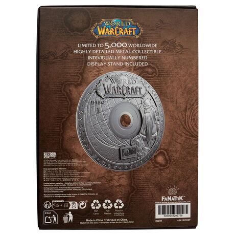 WOW World Of Warcraft CD-ROM Replica Fanattik