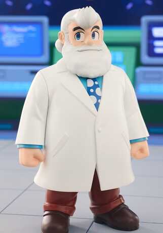 Mega Man pack 2 figurines PVC Oshi Works Dr. Wily & Dr. Light Kotobukiya