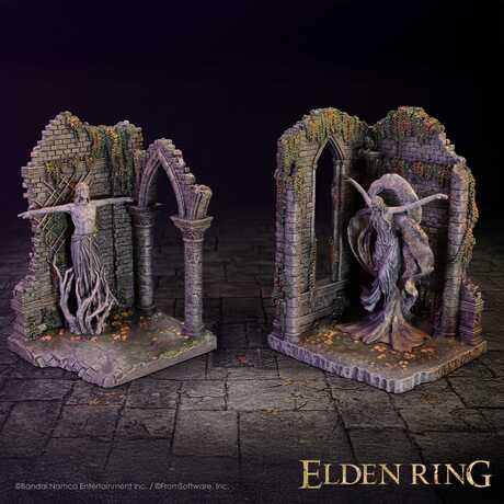 Elden Ring serre-livres Radagon and Queen Marika NEMESIS NOW