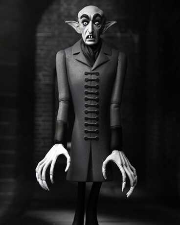 Nosferatu Toony Terrors figurine Count Orlok Silver Screen Edition  Neca