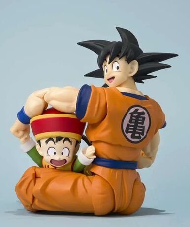 Dragon Ball figurine S.H.Figuarts Son Goku & Son Gohan Kid & Kintoun BANDAI