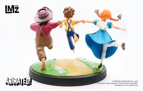Tom Sawyer : Tom, Becky et Huck Statue LMZ Collectibles