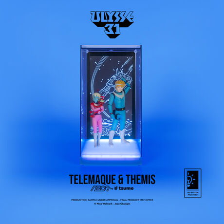 Ulysse 31 Statue Telemaque Themis & Nono NEON TSUME