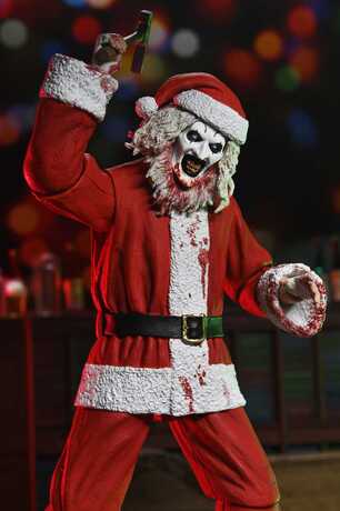 Terrifier 3 figurine Ultimate Santa Suit Art the Clown (Bloody Version)  Neca