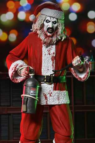 Terrifier 3 figurine Ultimate Santa Suit Art the Clown (Bloody Version)  Neca