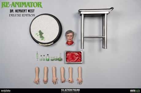 RE-ANIMATOR Doctor Herbert West 1/6 Action Figure ÉDITION DELUXE Infinite Statue