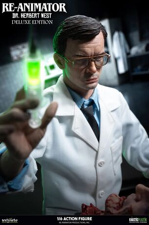 RE-ANIMATOR Doctor Herbert West 1/6 Action Figure ÉDITION DELUXE Infinite Statue
