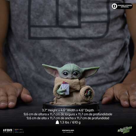 The Mandalorian & Grogu Grogu Collection statuette Grogu Popcorn Time Iron Studios