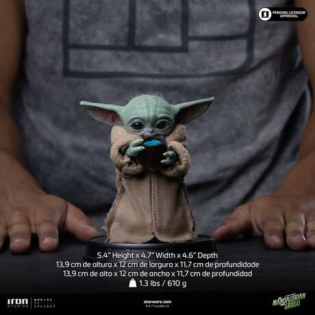 The Mandalorian & Grogu Grogu Collection statuette Grogu Always Hungry Iron Studios