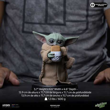 The Mandalorian & Grogu Grogu Collection statuette Grogu Food Cart Snack Iron Studios