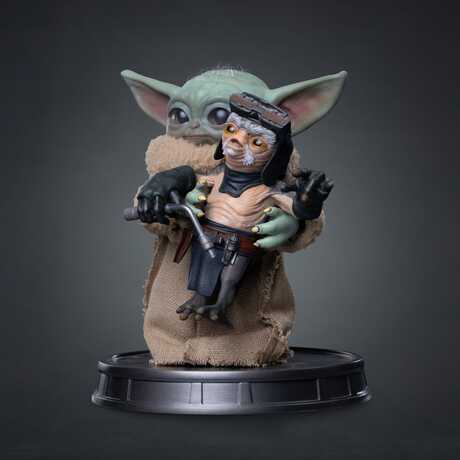 The Mandalorian & Grogu Grogu Collection statuette Grogu No Squeezy Iron Studios