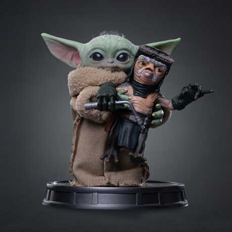 The Mandalorian & Grogu Grogu Collection statuette Grogu No Squeezy Iron Studios