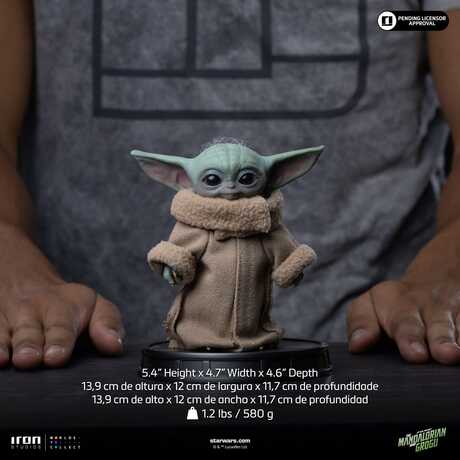 The Mandalorian & Grogu Grogu Collection statuette Grogu Always Curious Iron Studios
