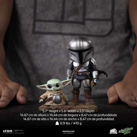 The Mandalorian & Grogu MiniCo figurine The Mandalorian and Grogu Iron Studio