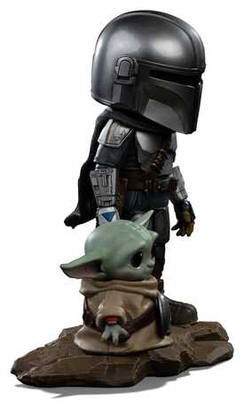 The Mandalorian & Grogu MiniCo figurine The Mandalorian and Grogu Iron Studio