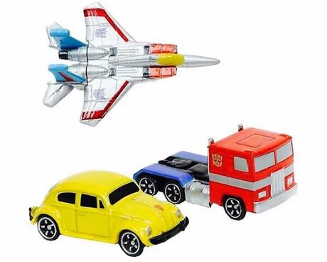 Transformes pack 3 mini véhicules Diecast Nano Hollywood Cars JADA