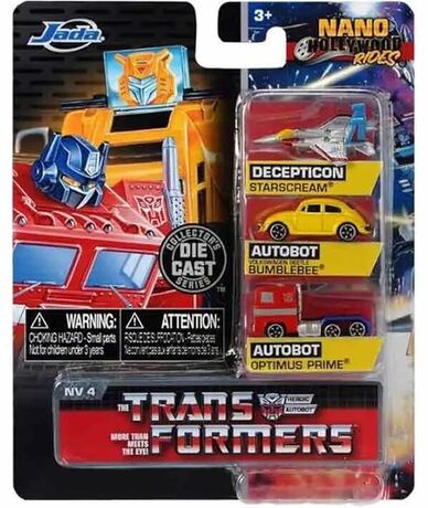 Transformes pack 3 mini véhicules Diecast Nano Hollywood Cars JADA