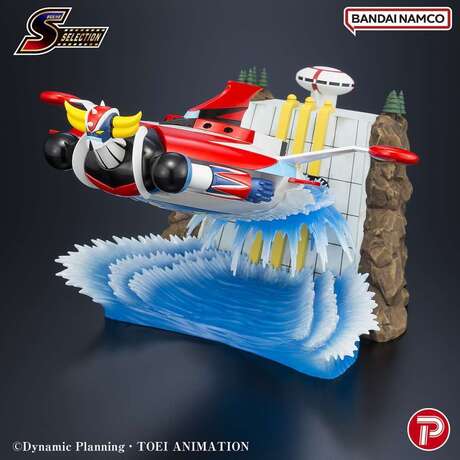 Goldorak statuette PVC Scene selection 02 grendizer to the skies of fierce combat diorama PLEX