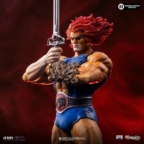 Thundercats Lion-O Unleashed 1/10 Statue Cosmocats Starlion Iron Studios