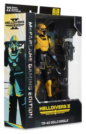 Helldivers II McFarlane Gaming Edition figurine T4-40 Gold Eagle McFarlane Toys
