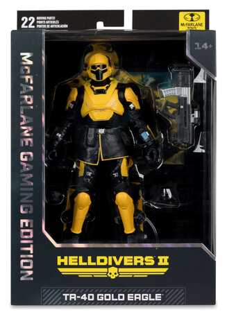 Helldivers II McFarlane Gaming Edition figurine T4-40 Gold Eagle McFarlane Toys