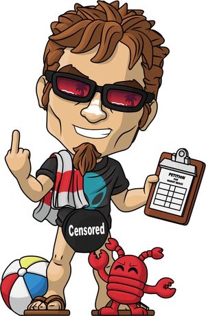 POSTAL figurine Vinyl Summer POSTAL Dude Youtooz