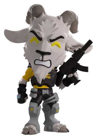 Go Goated figurine Vinyl Combat Goat Youtooz