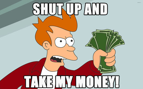 Futurama Vinyl figurine Take my Money Fry Youtooz