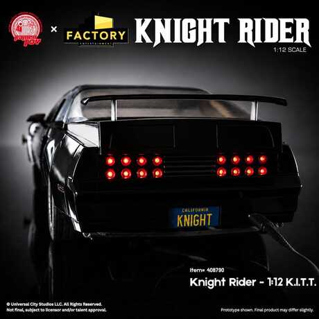 Knight Rider figurine 1/12 K.I.T.T. avec Michael Knight Ramen toy