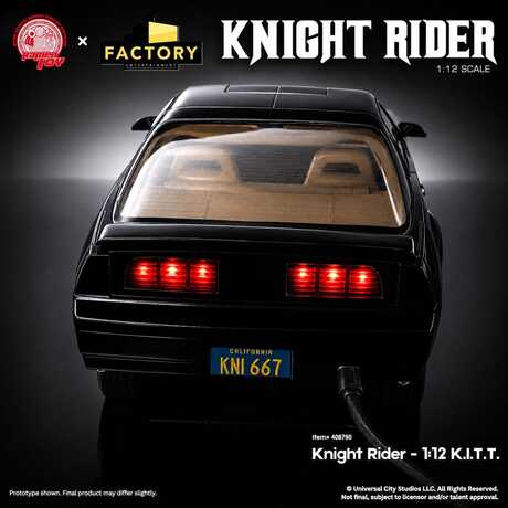 Knight Rider figurine 1/12 K.I.T.T. avec Michael Knight Ramen toy
