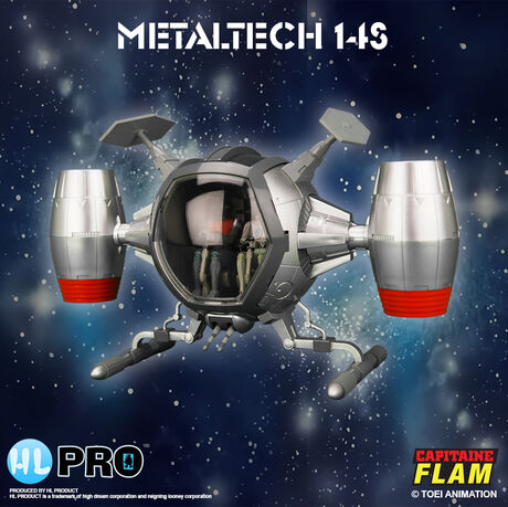 Captaine Flam Metaltech 14S Cosmoliner Cosmolem Silver Edition Box FR HL PRO