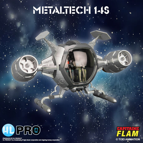 Captaine Flam Metaltech 14S Cosmoliner Cosmolem Silver Edition Box FR HL PRO
