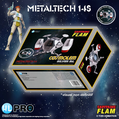 Captaine Flam Metaltech 14S Cosmoliner Cosmolem Silver Edition Box FR HL PRO