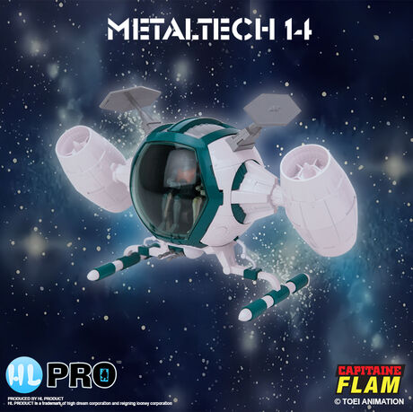 Captaine Flam Metaltech 14 Cosmoliner Cosmolem Box FR HL PRO