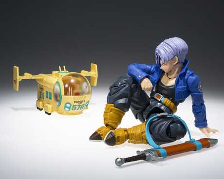 Dragon Ball Z figurine Changearts Hoi-Poi Capsule No. 576 Bulma's Airplane  Bandai