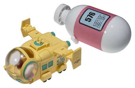 Dragon Ball Z figurine Changearts Hoi-Poi Capsule No. 576 Bulma's Airplane  Bandai
