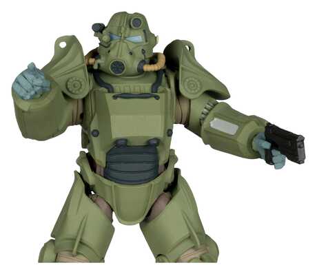Fallout 76 Gaming Edition figurine T-45 Military Armor (Red Platinum Edition)  McFarlane Toys
